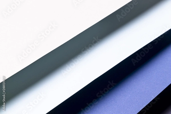 Fototapeta Flat lay gradient blue pattern