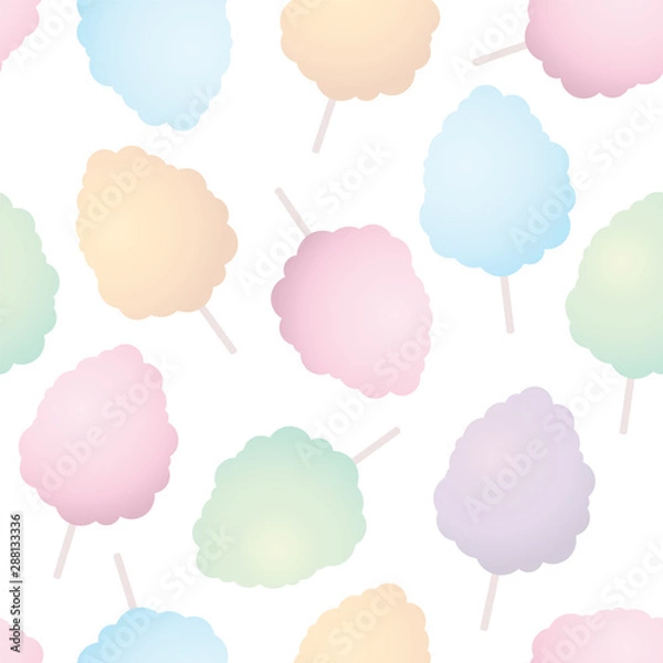 Obraz Cotton candy random pattern
