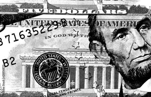 Obraz Abstract US dollar