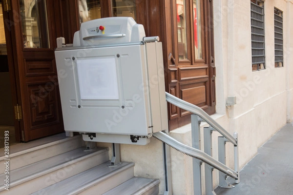 Obraz Special elevator for the disabled