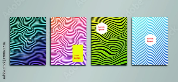 Fototapeta Gradient abstract pattern 