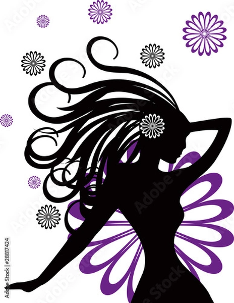 Obraz abstract women illustration vector