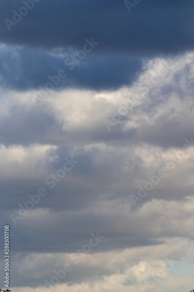 Fototapeta blue sky with clouds