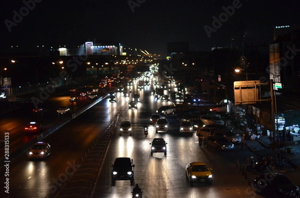 Obraz Nightography in Bangkok