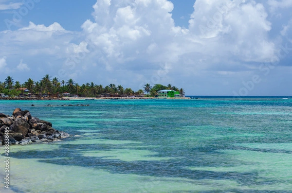 Obraz Caribbean at Big Corn Island, Nicaragua