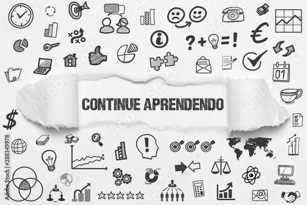 Obraz Continue aprendendo