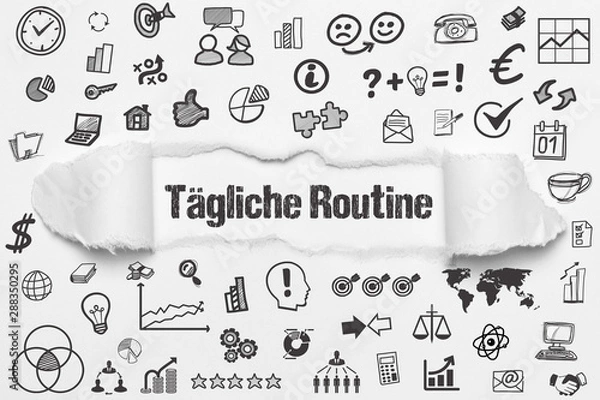 Obraz Tägliche Routine