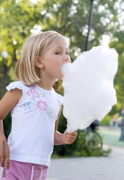 Obraz Dziewczyna z Candyfloss