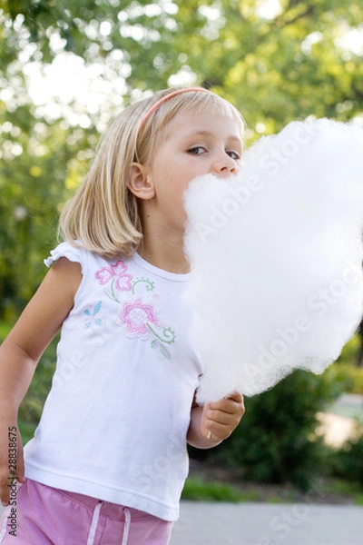 Obraz Dziewczyna z Candyfloss