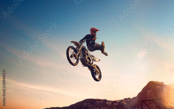 Obraz Motofreestyle. Fmx.