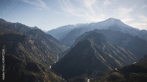 Obraz Panorama View over Kings Canyon National Park