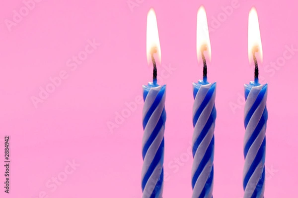 Obraz birthday candles