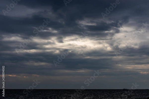 Obraz sunset over the sea