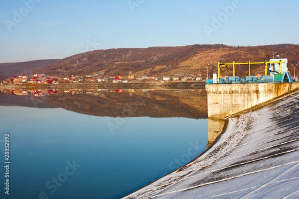 Obraz Budeasa, Arges - barrage lake in Romania