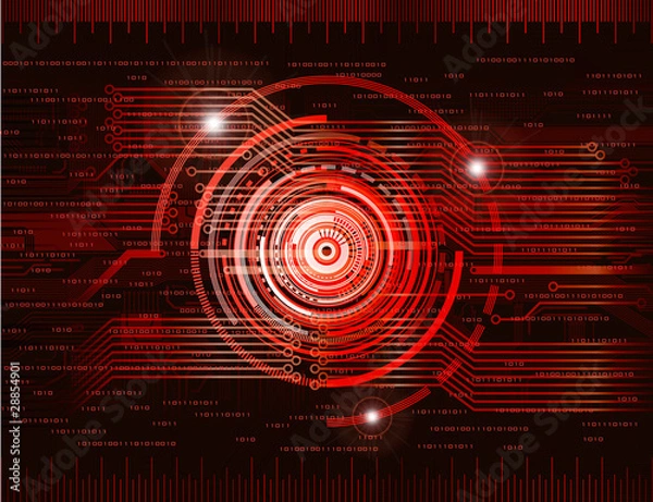 Obraz Abstract technology theme vector background. Eps10