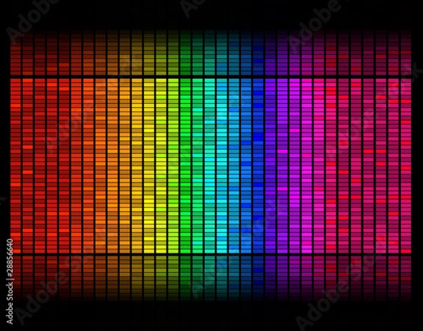 Fototapeta pattern of digital sound equalize