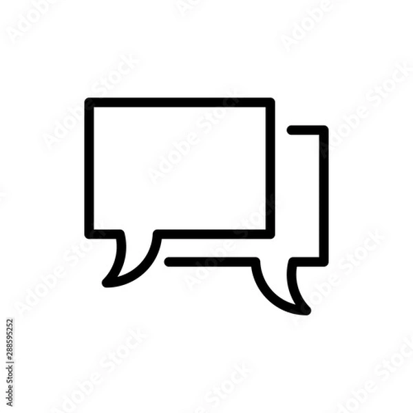 Obraz bubble speech icon