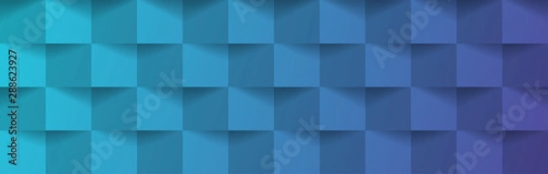 Fototapeta Horizontal banner with a geometric pattern.