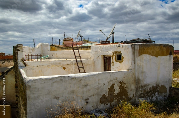 Fototapeta Dach Terrasse in Marokko