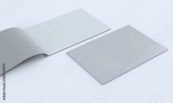 Obraz Blank Horizontal Magazine Template