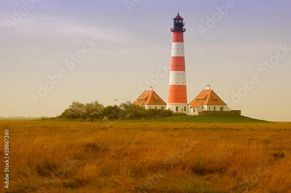Obraz Leuchturm Westerhever