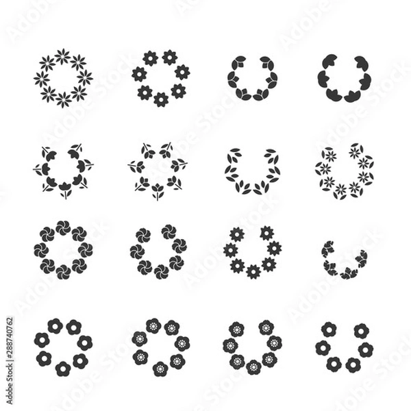 Obraz flower icon . vector illustration