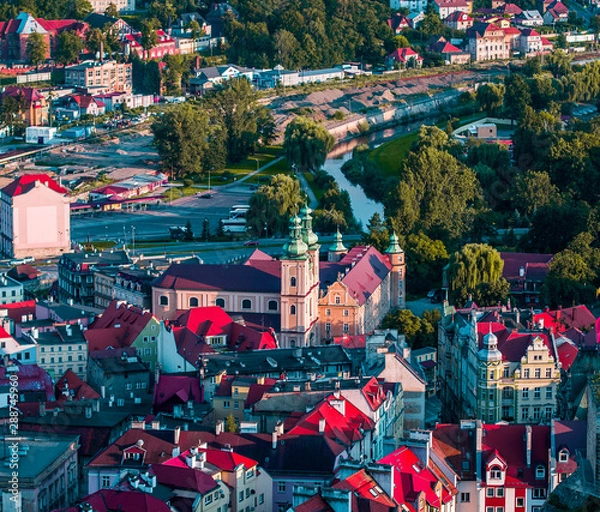 Obraz church from drone 