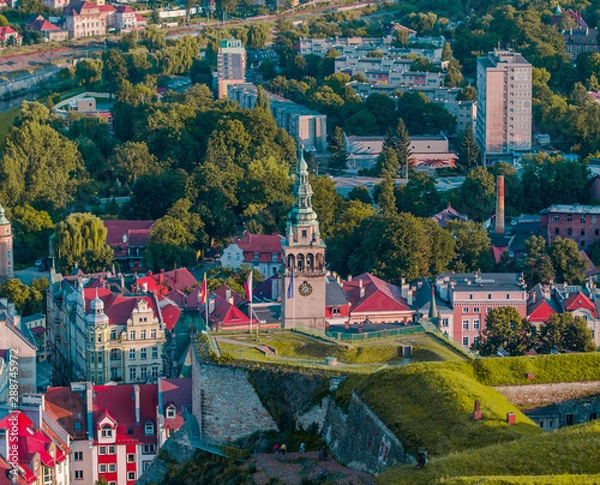 Obraz tower from drone 