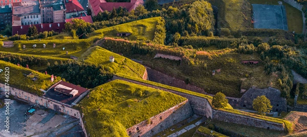 Obraz castle from drone 