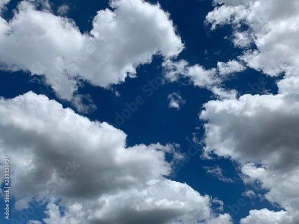 Obraz blue sky with clouds