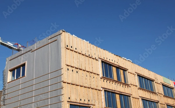 Obraz construction en bois