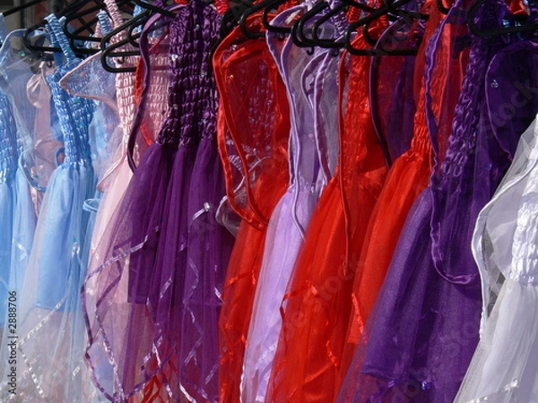 Fototapeta silk dresses