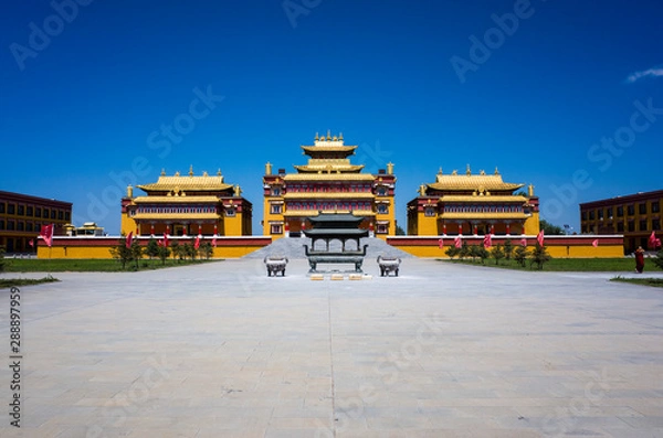 Obraz Tibetan Buddhist temples