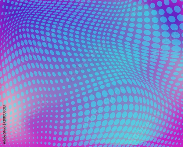 Fototapeta Modern abstract vector blue party background