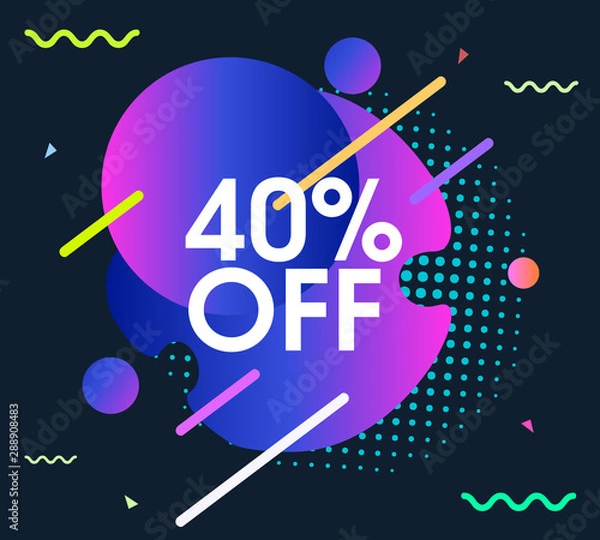 Obraz Modern vector abstract sale design