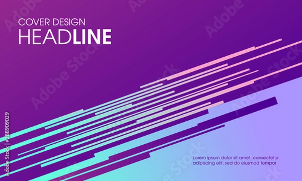 Obraz Abstract modern cover design background