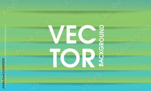 Obraz Vector modern green abstract background