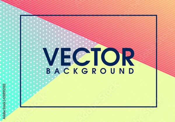 Obraz Vector modern geometrical abstract background