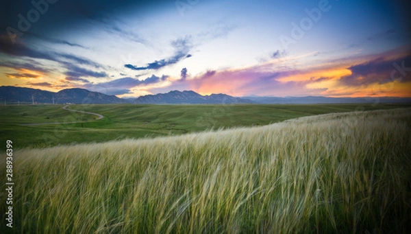 Fototapeta Boulder Colorado Sunset