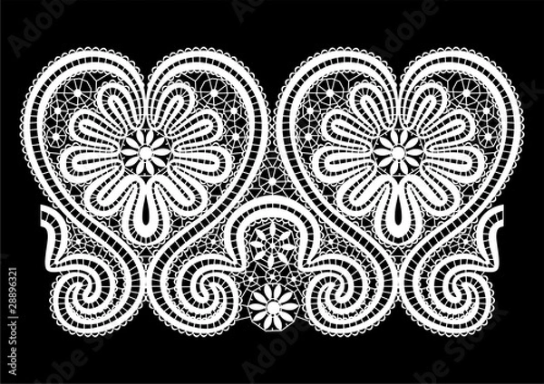 Obraz vector lace elements