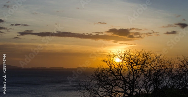 Obraz sunset over lake