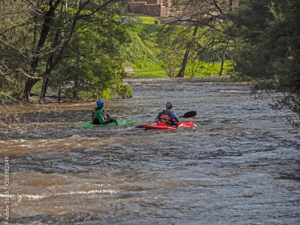 Fototapeta Two Kayakers