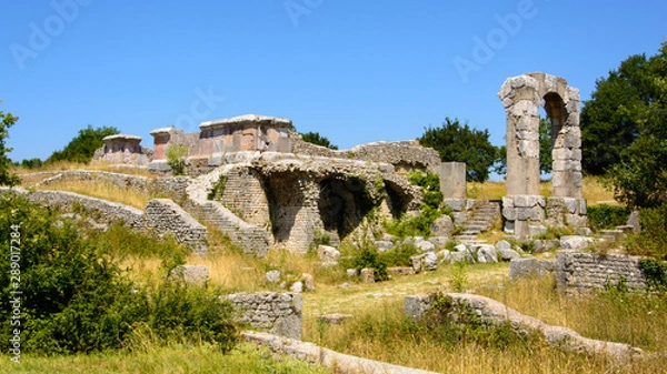 Fototapeta Carsulae is an archaeological site in the region of Umbria in central Italy