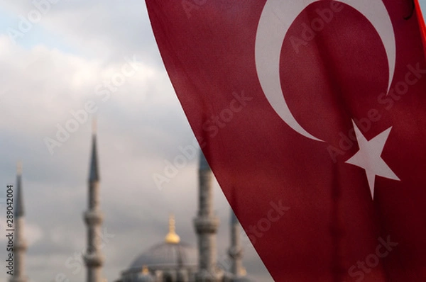 Fototapeta Two Istanbul symbols