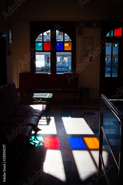 Obraz Colours over the window