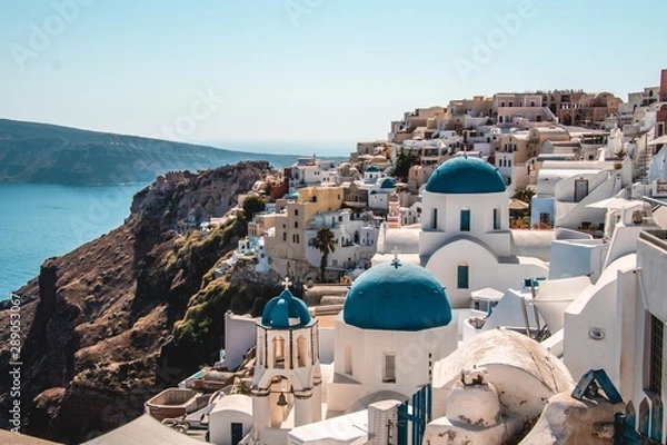 Obraz サントリーニ島