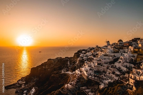 Obraz サントリーニ島