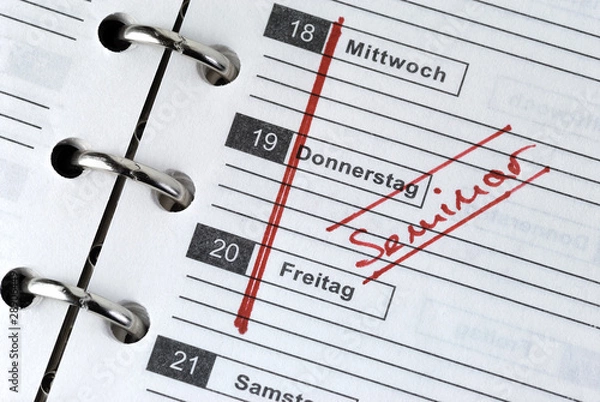 Obraz Kalendereintrag "Seminar"