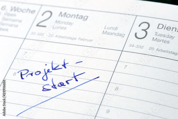 Obraz Rozpoczęcie projektu