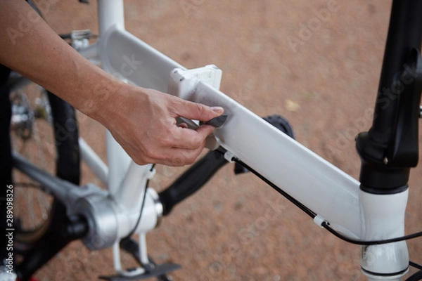 Fototapeta チェーンなし自転車